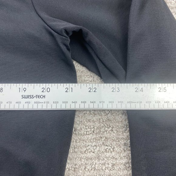 Eddie Bauer Motion Running Shirt Men Medium M Black Long Sleeve 1/4 Zip Sweater - Picture 12 of 13